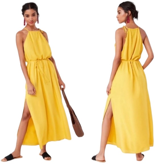 Urban Outfitters Dresses Urban Outfitters Blaze Yellow High Neck